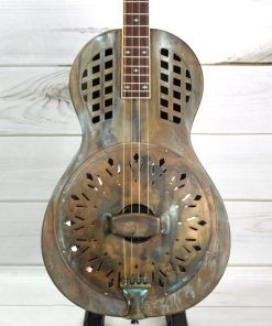 Royall Long Scale Parlor Tenor Brass Body Resonator Distressed Relic Brass Finish