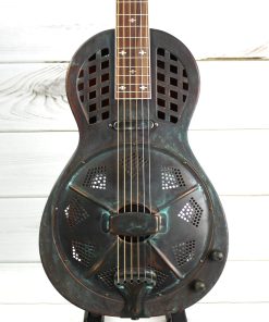 Royall Parlorizer Distressed Copper Finish Brass Body Resonator with Pickup