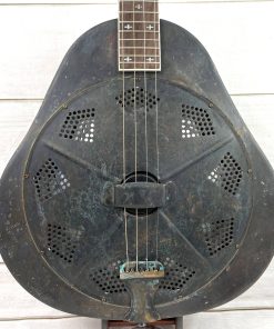 Royall Teardrop Tenor Singlecone Brass Body Resonator Distressed Relic Copper Finish With Pickup