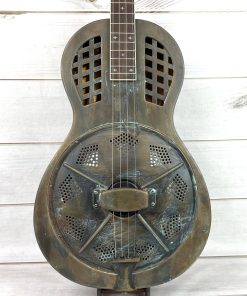 Royall Long Scale Parlor Tenor Brass Body Resonator Distressed Relic Brass Finish
