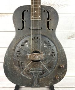 Royall FB Blues Hound Heavy Relic Copper Finish 14 Fret Single Cone Resonator With Pickup