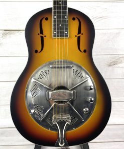 Royall SC Hybrid Mahogany Matte Finish Body With Vintage burst Brass Top Tricone Resonator With Pickup