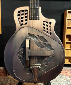Royall Trifecta Burnished Copper 14 Fret Cutaway Brass Tricone Resonator